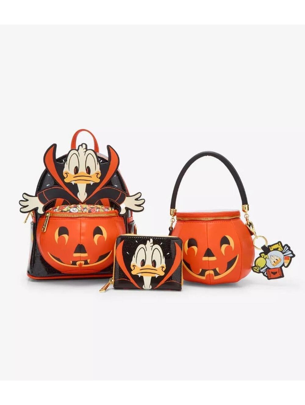 Loungefly Disney Donald Duck Vampire Costume Zip Wallet NWT - Picture 5 of 7